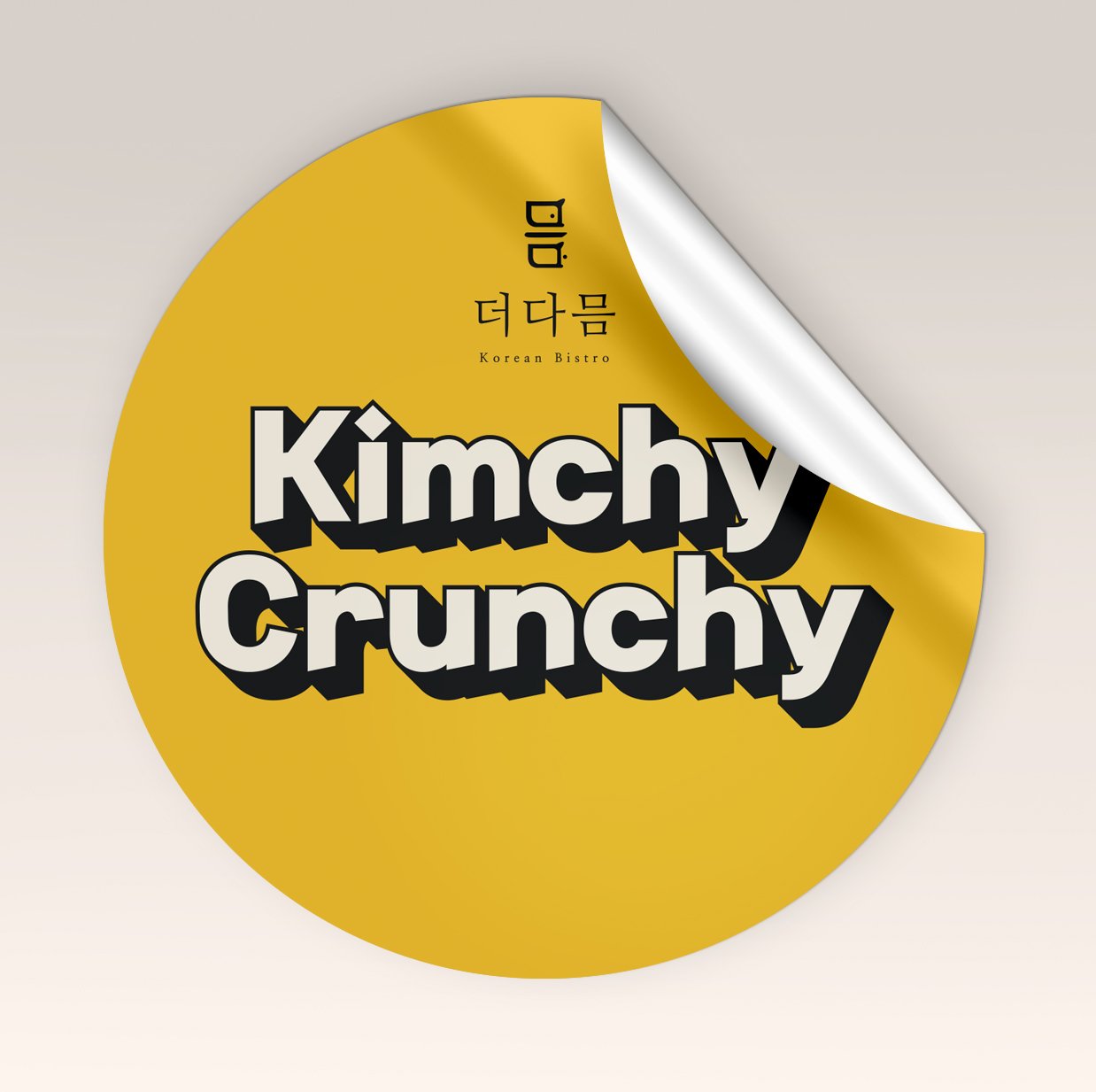 kimchips sticker design